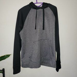 Men's Champion dual dry hooded sweatshirt, size L